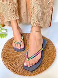 Chinelo Strass Collor